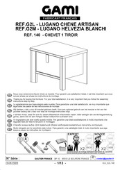 Gautier Gami LUGANO G2M-140 Instrucciones De Montaje