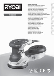 Ryobi ROS300A Traducción De Las Instrucciones Originales