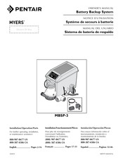 Pentair MYERS MBSP-3 Manual Del Usuario