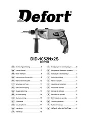 Defort DID-1052Nx2S Instrucciones De Servicio