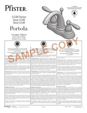 Pfister PORTOLA LG48-RP Manual Del Usuario