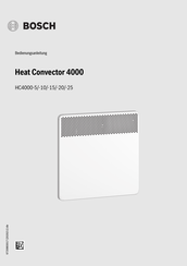 Bosch HC4000-10 Manual Del Usuario