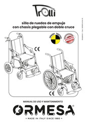 Ormesa TROLLI Manual De Uso Y Mantenimiento