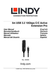 Lindy 43405 Manual Del Usuario