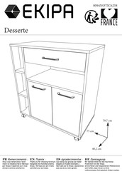 EKIPA Desserte Instrucciones De Montaje