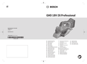 Bosch GHO 18V-26 Professional Manual Original