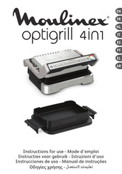 Moulinex optigrill 4in1 Instrucciones De Uso