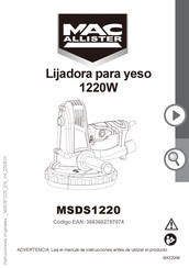 Mac allister MSDS1220 Manual De Instrucciones