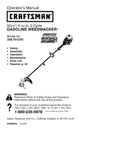 Craftsman WEEDWACKER 358.791070 Manual Del Operador