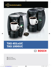 Bosch TASSIMO TAS 1000UC/01 Instrucciones De Uso