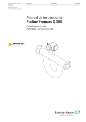 Endress+Hauser Proline Promass Q 300 Manual De Instrucciones