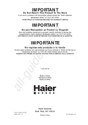 Haier HC61F Manual Del Usuario