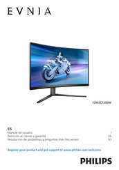 Philips EVNIA 32M2C5500W Manual De Usuario