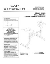 Cap Strength FM-CS709 Manual Del Usuario