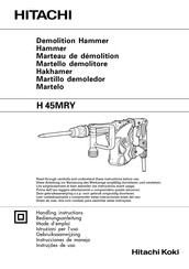 Hitachi Koki H 45MRY Instrucciones De Manejo