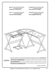 Walker Edison D51B29 Instrucciones De Ensamblaje