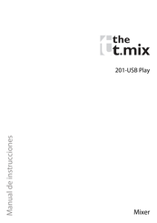 thomann the t.mix 201-USB Play Manual De Instrucciones