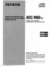 Aiwa ADC-M60YU Manual De Instrucciones