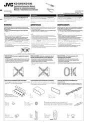 JVC KD-G440 Manual De Instalación/Conexion