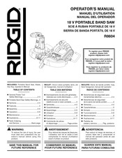 Ryobi R8604 Manual Del Operador