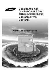 Samsung MAX-S720S Manual De Instrucciones