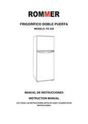 ROMMER FD 229 Manual De Instrucciones