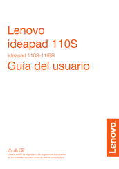 Lenovo ideapad 110S Guia Del Usuario