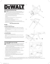 DeWalt DW7451 Guía Rápida