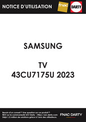 Samsung 43CU7175U Manual