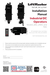 LiftMaster JHDC12S4BMC Manual De Instalación