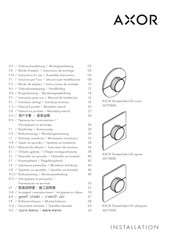 Axor ShowerSelect ID softsquare 36775 Serie Instrucciones De Montaje