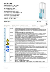 Siemens 8PQ9801-2AA18 Instructivo