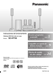 Panasonic SC-HT730 Instrucciones De Funcionamiento