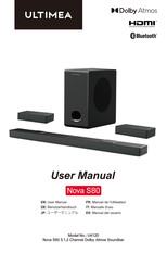 ULTIMEA Nova S80 5.1.2 Soundbar Manual Del Usuario