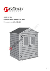 rollaway container ARPC018 Manual De Instrucciones