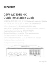 QNAP QSW-M7308R-4X Guía De Instalación Rápida
