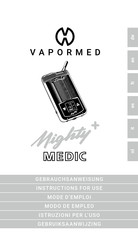 Vapormed Mighty+ MEDIC Modo De Empleo