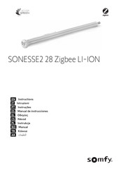 SOMFY SONESSE2 28 Zigbee Manual De Instrucciones