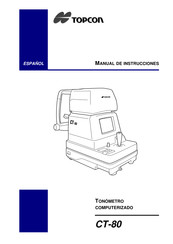 Topcon CT-80 Manual De Instrucciones