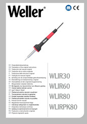 Weller WLIR60 Traducción Del Manual Original