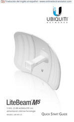 Ubiquiti Networks LBE-M5-23 Guia De Inicio Rapido