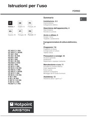 Hotpoint Ariston F 83.1 IX/HA Manual De Instrucciones