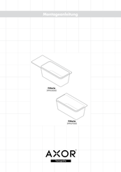 Hansgrohe AXOR Citterio 39955000 Instrucciones De Montaje