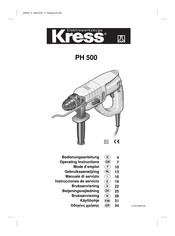 KRESS PH 500 Instrucciones De Servicio