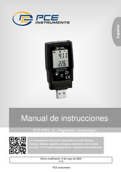 PCE Instruments PCE-PDFL 10 Manual De Instrucciones