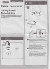 Canon CanoScan LiDE 300 Guía De Inicio