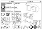 Szynaka Meble CALMERA 42 B7 HU 20 Instrucciones De Montaje