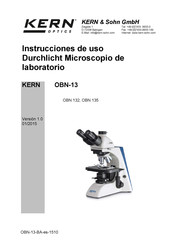 KERN OBN 132 Instrucciones De Uso