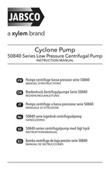 Xylem 50840-0012 Manual De Instrucciones