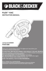 Black and Decker PAD1200-CA Manual De Instrucciones